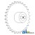 AH126008 - Sprocket, Upper Tailings Auger Housing 	