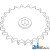 AH114830 - Sprocket, Row Unit; RH, 23 Tooth / 80 Chain 	