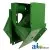 AH88989 - Clean Grain Elevator Spout 	