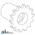 AH96938 - Sprocket, Shaft w/ Reverser, Front (Variable) 	