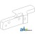 AR96599 - Bracket, Drawbar Rear Support (RH) 	
