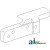 AR96599 - Bracket, Drawbar Rear Support (RH) 	