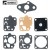 B1CK120 - Carburetor Gasket And Diaphragm Kit 	
