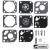 B1RB29 - Rebuild Kit, Carburetor 	