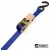 B1309710 - 13' X 1" Ratchet, Blue Webbing, Zinc Handle, Hooks
