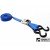 B1409690 - 15' X 1" Standard Cambuckle, Blue Webbing, Hooks