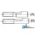 BP408000075 - Tapered Pin Kit Incl. 3 Pins & 2 Nuts = Washer For 1.375" Bore Yokes