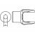 BP212086758 - Implement Yoke, Round Bore 2" W/ 1/2" Keyway