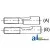 BP408000063 - Tapered Pin Kit Incl. 3 Pins & 2 Nuts = Washer
