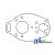 C3NN9516B - Gasket, Carburetor Bowl to Body 	
