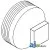 C5NN1130A - Hub Cap 	