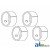 CBS263 - Bearing Set, Camshaft (set of 4) 	