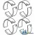 CRB2951-10 - Bearing Set, Connecting Rod (.010") 	