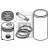 RK158-30 - Piston with Rings (.030") 	
