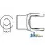 D108016 - Implement Yoke, Round Bore 1 - 3/16 Keyway  Set Screw 	