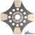D8NN7550FA - Trans Disc: 9.062", organic, rigid, incl w/ pressure