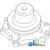 DHPN8A513A - Water Pump w/ Pulley	
