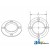 F485-I - Flange Half, Bearing; 4 Bolt Round