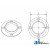 F485-I - Flange Half, Bearing; 4 Bolt Round