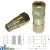FF3718FPS - Flat Face Hydraulic Coupler Socket & Plug Set 3/8" Npt