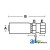 FPX-08-08-W - (HW-FPX) Female NPSM Pipe Swivel Connector