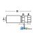 FPX-08-08-W - (HW-FPX) Female NPSM Pipe Swivel Connector