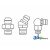 GF8M - 8mm St. Metric Grease Fitting, 20 Pack