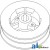 H129935 - Sheave, Unloader Drive 	