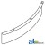 H130948 - Deflector; Straw Chopper, Lh, Deep