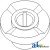 H105590 - Slip Clutch Hub, Feeder House 	