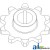 H228383 - Sprocket, Clean Grain Elevator, Lower 	