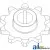 H228383 - Sprocket, Clean Grain Elevator, Lower 	