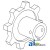 H91334 - Sprocket, Clean Grain Auger, Lower 	