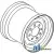 JD3207 - Rim, Front Wheel 10l X 16