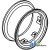 K67624 - Rim, Rear Wheel 10 X 28 6 Loop