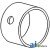 K965265 - Bushing, Front Axle (MFWD) 	