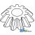 L29227 - Gear, Differential Spider 	