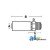 MF-08-08 - (HC-MF) Male Seal Lok - Rigid - Straight (w/ORing)	