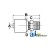 MP-04-06-W - (HW-MP) Male NPTF Pipe Connector