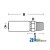 MP-06-04 - (HC-MP) Male NPTF Pipe - Rigid - Straight	