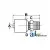 MP-04-02-W - (HW-MP) Male NPTF Pipe Connector	
