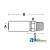 MP-08-08 - (HC-MP) Male NPTF Pipe - Rigid - Straight