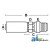 MPX-12-12 - (HC-MPX) Male NPTF - Pipe Swivel - Straight	
