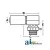 MPX90-04-04 - (HC-MPX90) Male NPTF - Pipe Swivel - 90 Deg	