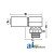 MPX90-08-08 - (HC-MPX90) Male NPTF - Pipe Swivel - 90 Deg	