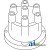 R11271 - Cap, Distributor (6 Cyl) 	