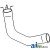 R113176 - Upper Radiator Hose 	