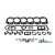 RE38852 - Gasket Set, Upper (329) 	