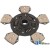 RE64042 - Trans Disc: 11", 5-button, spring loaded