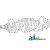 RE506195 - Crankshaft, Taper Nose 	